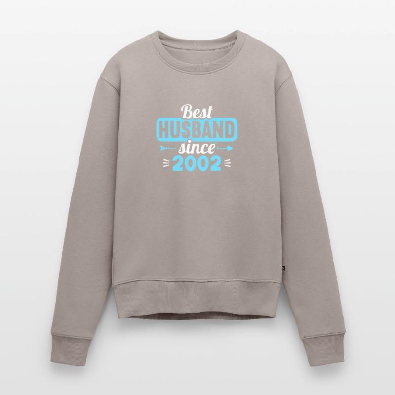 Beste Ehefrau Bester Ehemann seit 2002 Frauen Premium Bio Pullover