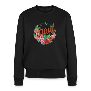 Junggesellinnenabschied Braut - Frauen Premium Bio Pullover - Schwarz - Vorne - Julia (174cm)