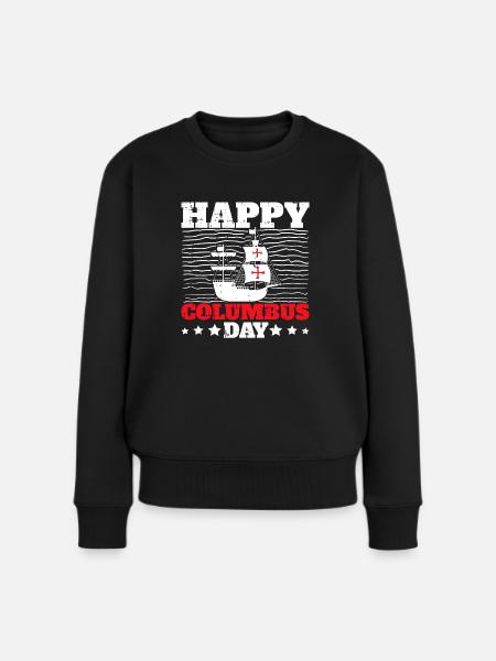 Christopher Columbus - Frauen Premium Bio Pullover - Schwarz