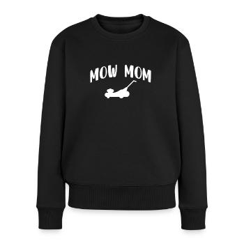 Mow Maman Maman Maman Fête des Mères Cadeau - Pull Premium bio Femme - noir - Devant - Julia (174cm)