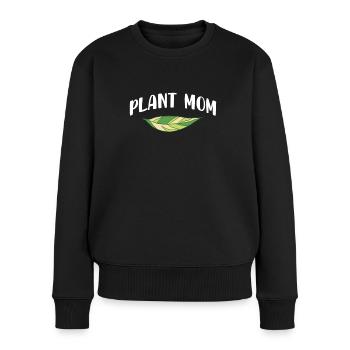 Planter Maman Chemise Jardinier Mère Fête des Mères Maman - Pull Premium bio Femme - noir - Devant - Julia (174cm)