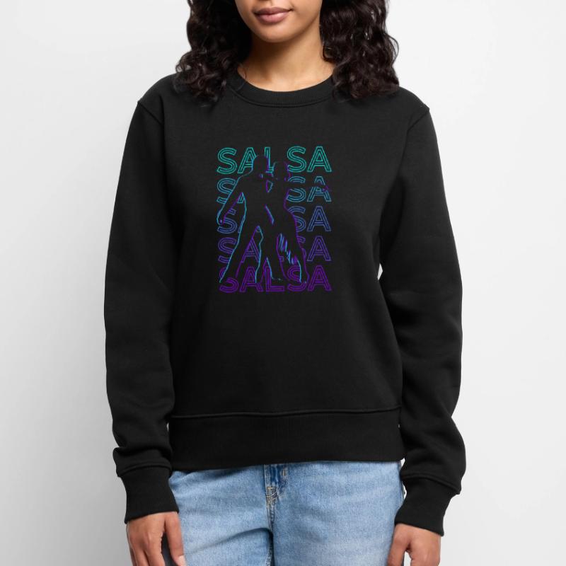 Salsa dancing Salsa dancing Salsa dancer Retro Women's Premium Organic Jumper