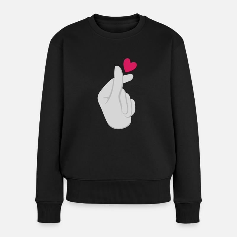 K-Pop K-Drama Musique pop coréenne - Pull Premium bio Femme - noir