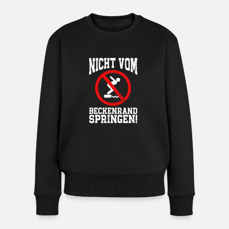 Rettungsschwimmer Bademeister Nicht Vom - Frauen Premium Bio Pullover - Schwarz