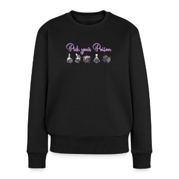 Wählen Sie Ihr Gift Halloween Night Fear Potion - Frauen Premium Bio Pullover - Schwarz - Vorne - Julia (174cm)