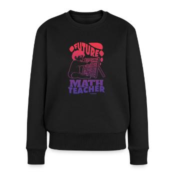 Mathematik - Frauen Premium Bio Pullover - Schwarz - Vorne - Julia (174cm)