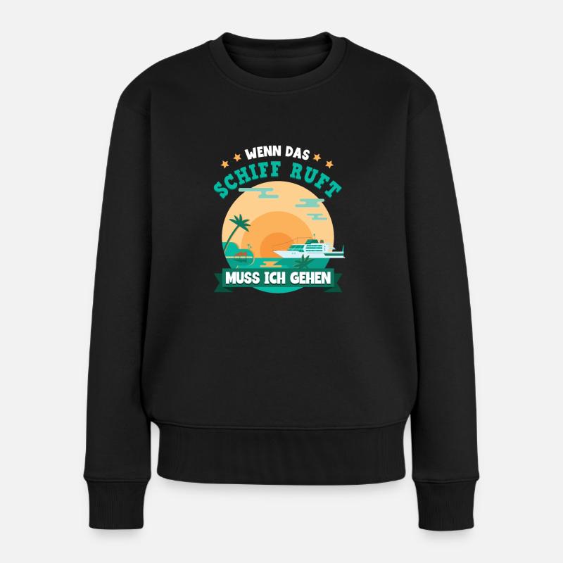 Croisière - Pull Premium bio Femme - noir