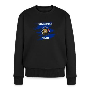 Wisconsin house gift - Women's Premium Organic Jumper - black - Front - Julia (174cm)