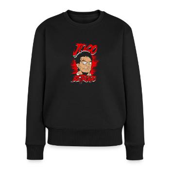 Balkan Jugo - Yougoslavie - Dicton - Jugo Fraudo - Pull Premium bio Femme - noir - Devant - Julia (174cm)