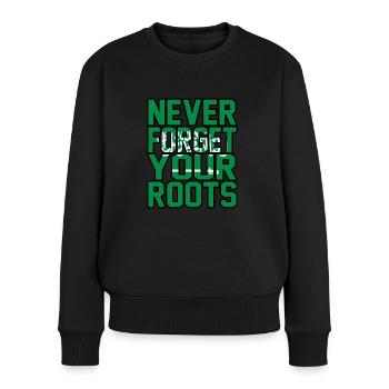 Saudi arabien - Frauen Premium Bio Pullover - Schwarz - Vorne - Julia (174cm)