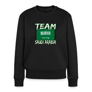 Saudi arabien - Frauen Premium Bio Pullover - Schwarz - Vorne - Julia (174cm)