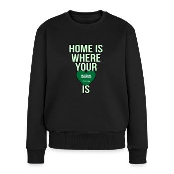 Saudi arabien - Frauen Premium Bio Pullover - Schwarz - Vorne - Julia (174cm)