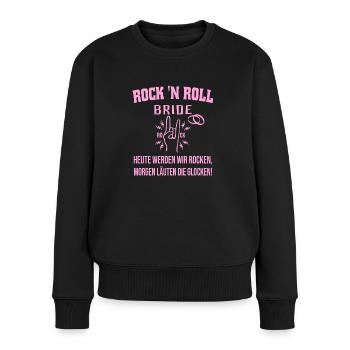 ROCK 'N ROLL MARIÉE - Pull Premium bio Femme - noir - Devant - Julia (174cm)