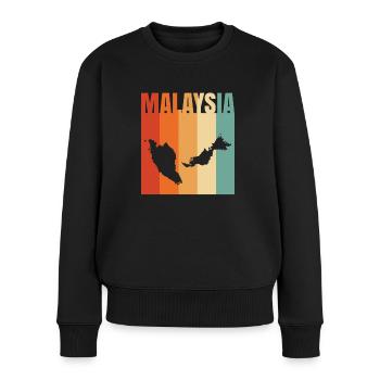 Malaisie - Pull Premium bio Femme - noir - Devant - Julia (174cm)