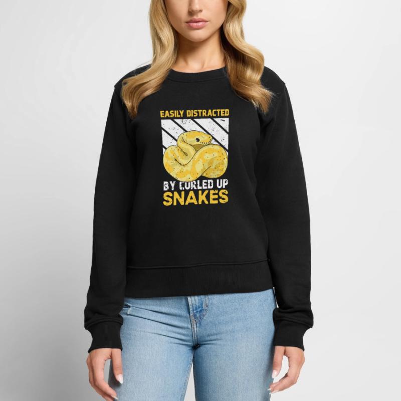 Banana Ball Python Saying Women's Premium Organic Jumper