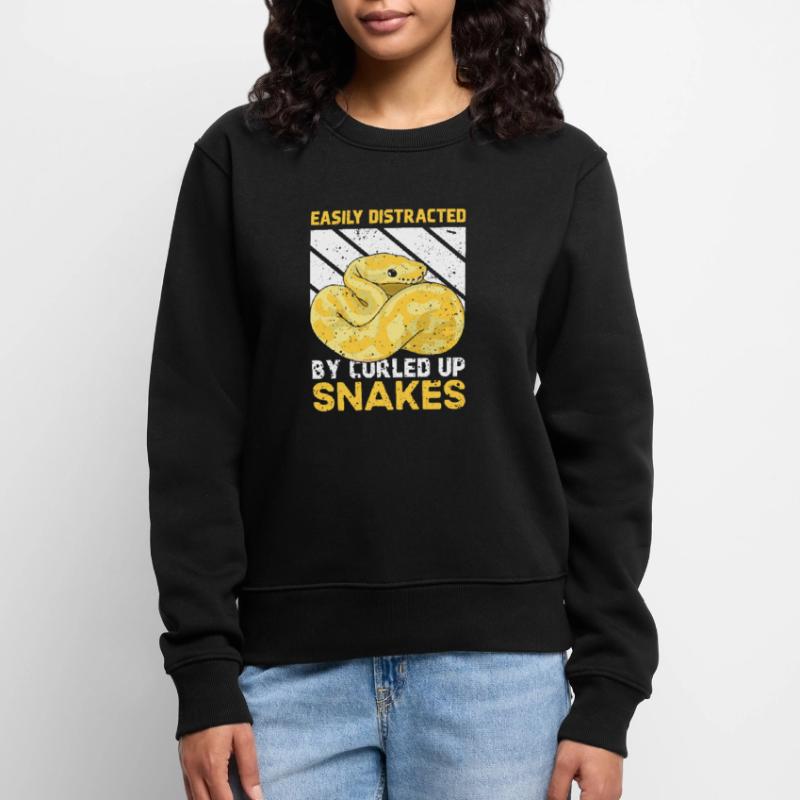 Banana Ball Python Saying Women's Premium Organic Jumper