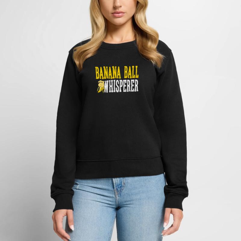 Banana Ball Python Flüsterer Frauen Premium Bio Pullover