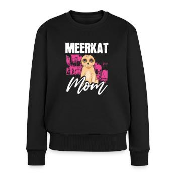 Mère Suricate - Pull Premium bio Femme - noir - Devant - Julia (174cm)