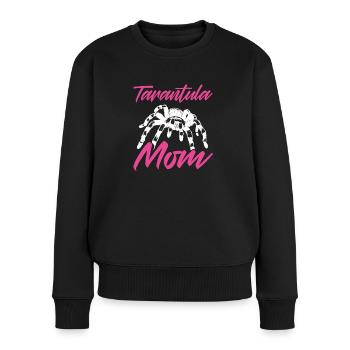 Tarantula Mutter - Frauen Premium Bio Pullover - Schwarz - Vorne - Julia (174cm)