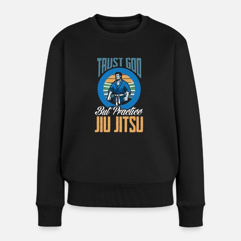Jiu Jitsu Jiu Jitsu Jiu Jitsu - Pull Premium bio Femme - noir