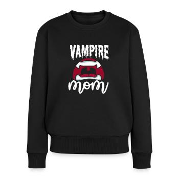 Vampir Mama - Frauen Premium Bio Pullover - Schwarz - Vorne - Julia (174cm)