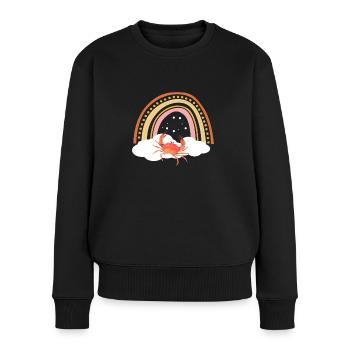 Crustacean Core Crustacean Shirt Cadeau - Pull Premium bio Femme - noir - Devant - Julia (174cm)