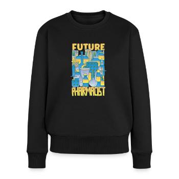 Lustige Apotheker-apotheken-techniker-apotheke - Frauen Premium Bio Pullover - Schwarz - Vorne - Julia (174cm)