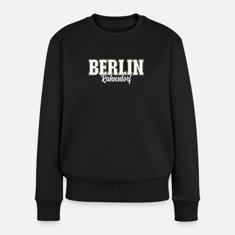 Berlin Rahnsdorf - Frauen Premium Bio Pullover - Schwarz