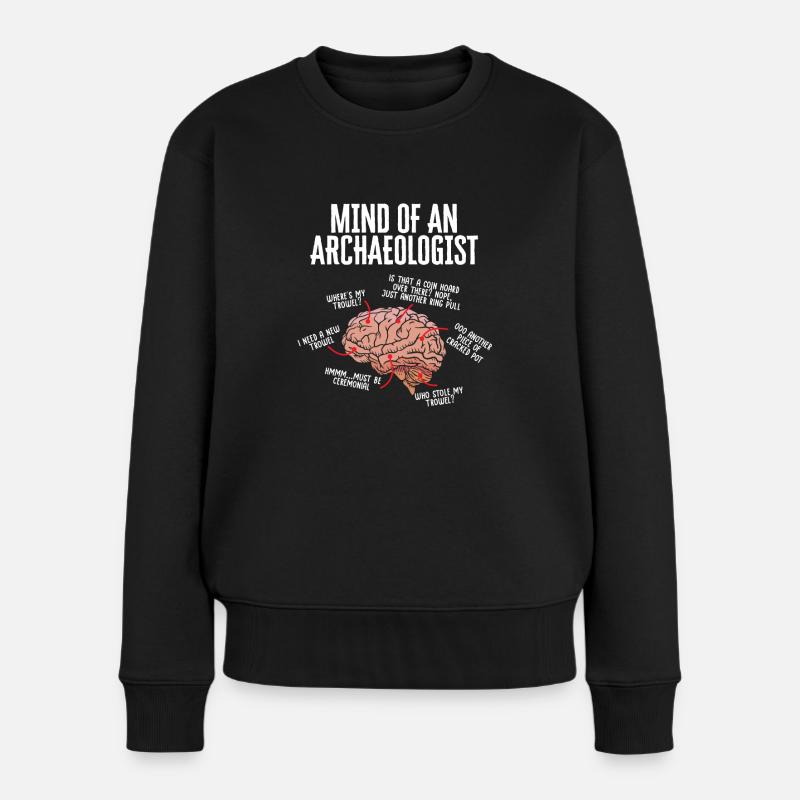 Archäologie Geschenk Archäologe - Frauen Premium Bio Pullover - Schwarz