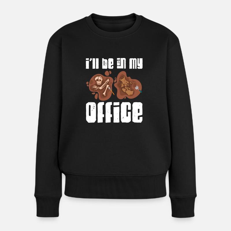 Archäologie Geschenk Archäologe - Frauen Premium Bio Pullover - Schwarz