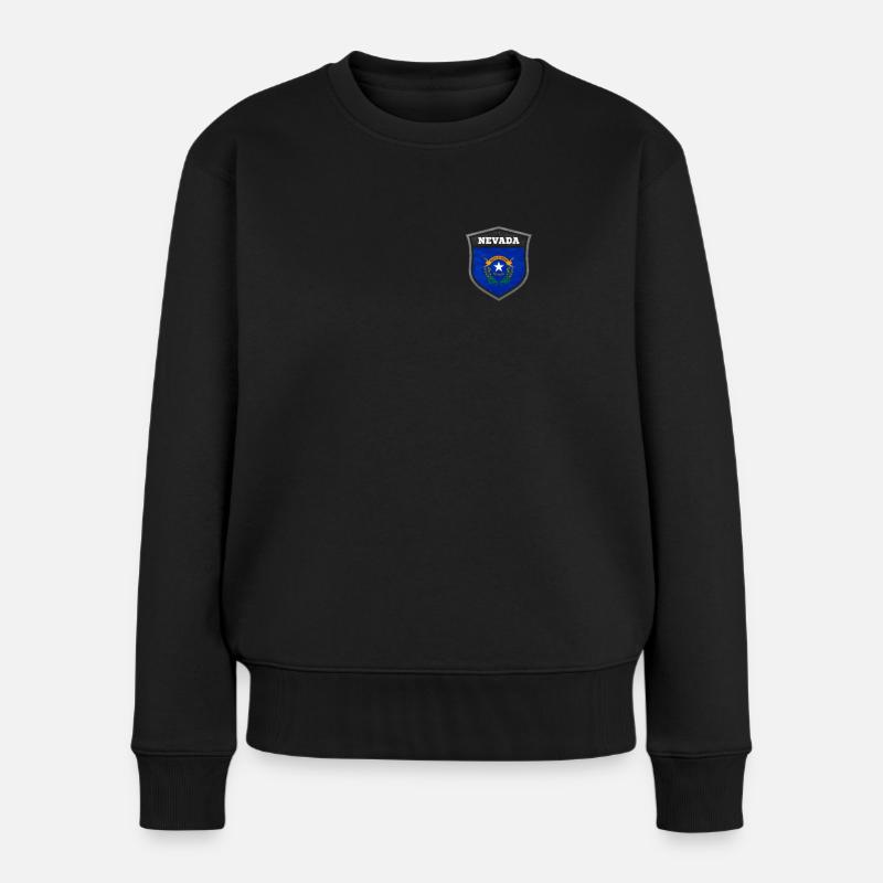 Nevada - Frauen Premium Bio Pullover - Schwarz