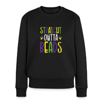 Directly from pearls - Women's Premium Organic Jumper - black - Front - Julia (174cm)