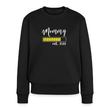 Chargement de maman 2022 - Pull Premium bio Femme - noir - Devant - Julia (174cm)