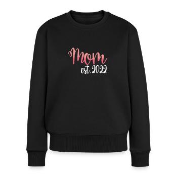 Mama 2022 - Frauen Premium Bio Pullover - Schwarz - Vorne - Julia (174cm)