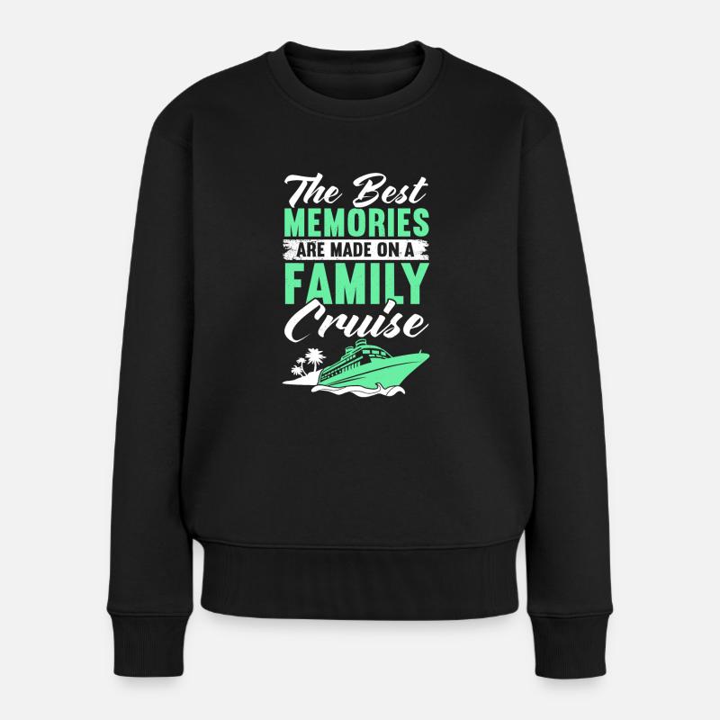 Kreuzfahrt Kreuzfahrtschiff Urlaub Meer - Frauen Premium Bio Pullover - Schwarz