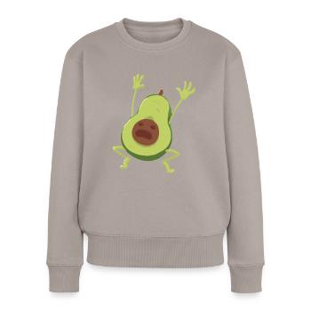 Avocat hurlant - Pull Premium bio Femme - taupe - Devant - Julia (174cm)