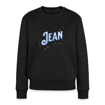 Jean names personalized - Women's Premium Organic Jumper - black - Front - Julia (174cm)