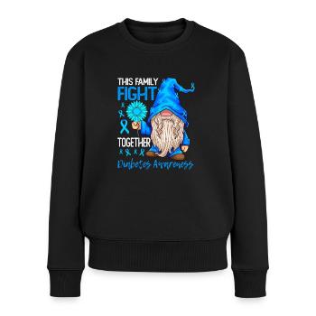 Diabetes awareness Diabetes type 1 - Women's Premium Organic Jumper - black - Front - Julia (174cm)
