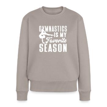 Acrobat Gymnastics Gymnastics Tumbling - Women's Premium Organic Jumper - taupe - Front - Julia (174cm)
