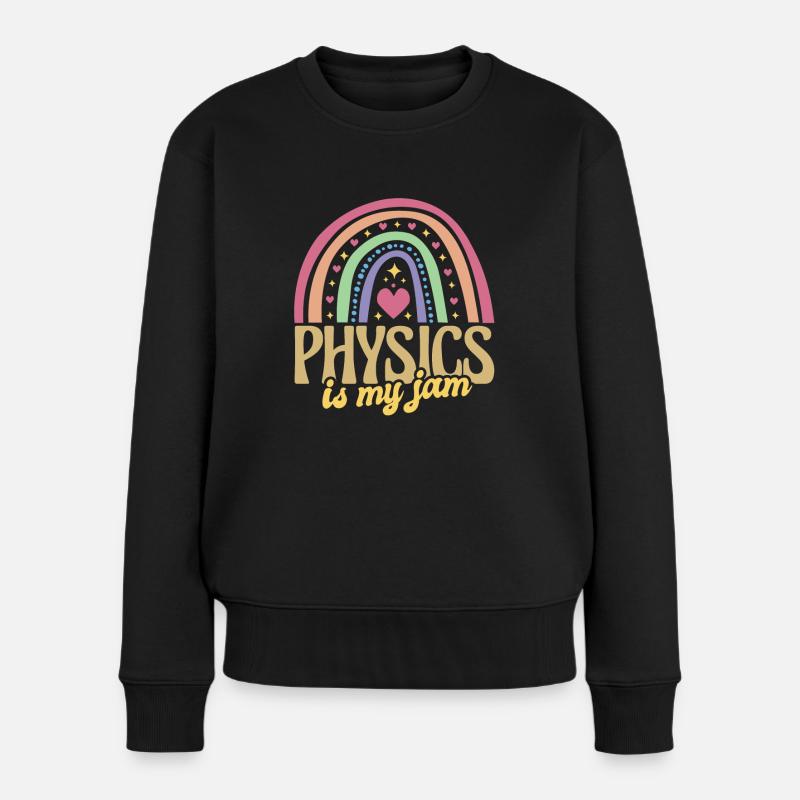 Physicien Physique est mon professeur de physique Jam Professeur - Pull Premium bio Femme - noir