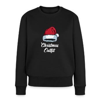 Tenue de Noël Partenaire Look Famille de Noël - Pull Premium bio Femme - noir - Devant - Julia (174cm)