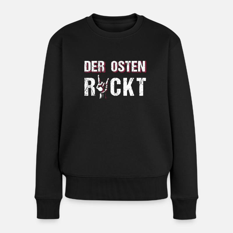 Punk Rock Pogo Anarchie Punks Punk Rocker Punk - Frauen Premium Bio Pullover - Schwarz