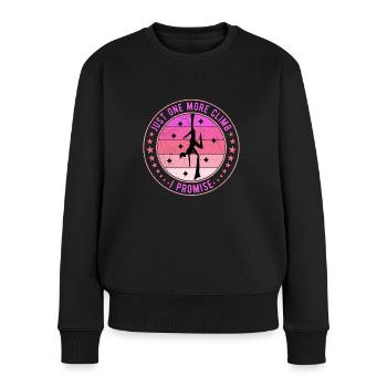 Vertical Cloth Acrobatics Aerial Silk One More Climb - Women's Premium Organic Jumper - black - Front - Julia (174cm)