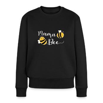 Mama Bee Shirt Gift Mother's Day - Women's Premium Organic Jumper - black - Front - Julia (174cm)