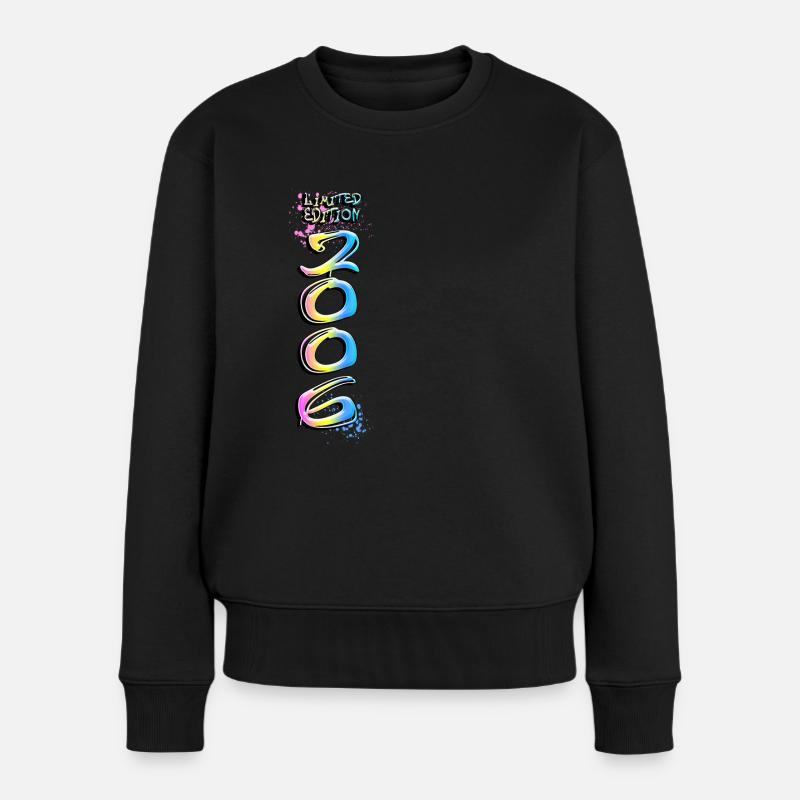 Limited Edition 2006 Graffiti - Frauen Premium Bio Pullover - Schwarz