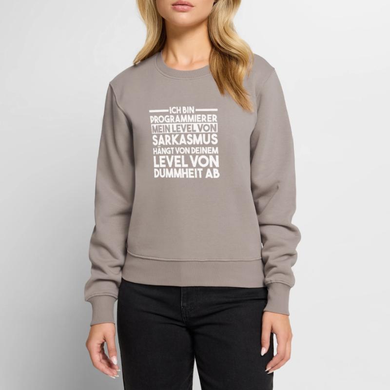Programmieren Entwickler Coder Programmierer Frauen Premium Bio Pullover