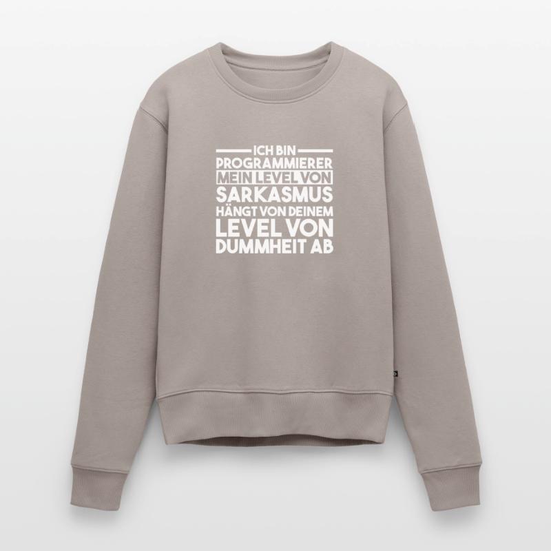 Programmieren Entwickler Coder Programmierer Frauen Premium Bio Pullover