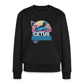 Cetus Sea Monster Mythical Creature Greek M - Pull Premium bio Femme - noir - Devant - Julia (174cm)