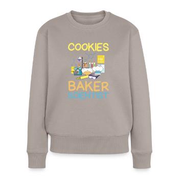Bakers Schwestern Kekse Für Familienmädchen - Frauen Premium Bio Pullover - Taupe - Vorne - Julia (174cm)