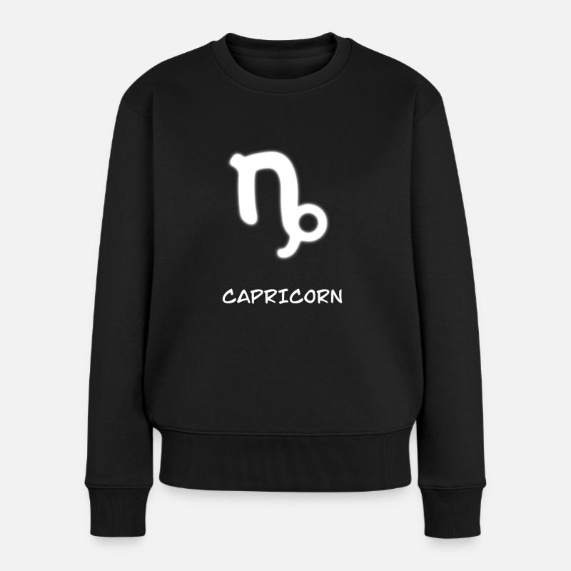 Horoscope du Capricorne par HOB Products - Pull Premium bio Femme - noir